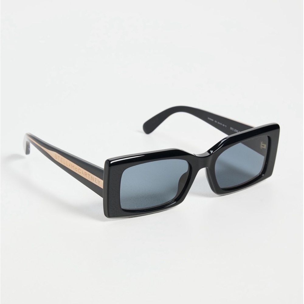 Stella McCartney Sunglasses. Black & gold. Brand new. NO scratches.Case included - Picture 2 of 11